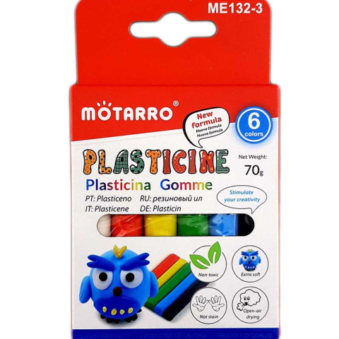 Plastilină - Set plastilina 70g 6 culori Motarro