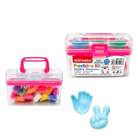 Plastilină - Set plastilina 12 culori Motarro