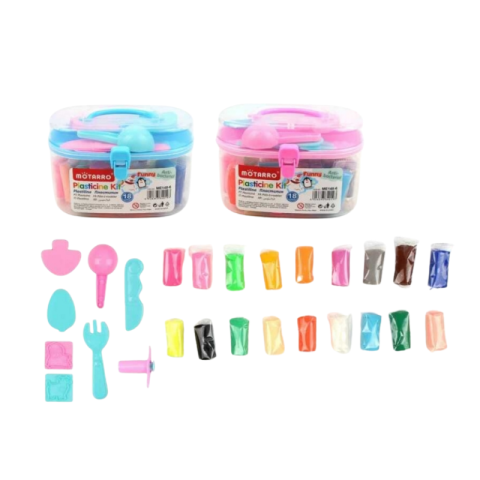 Plastilină - Set plastilina 18 culori si forme Motarro