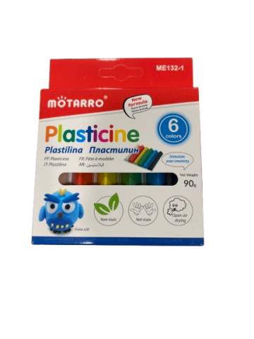 Plastilină - Set plastilina 90g 6 culori Motarro