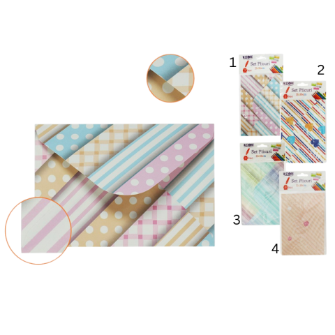 Set 5 plicuri decorative 11x16 cm diverse modele [1]