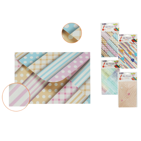 Birotică și accesorii birou - Set 5 plicuri decorative 11x16 cm diverse modele