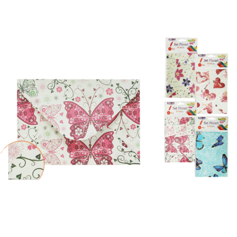 Birotică și accesorii birou - Set 5 plicuri decorative 11x16 cm diverse modele