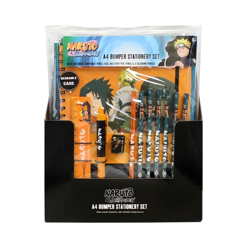 Noutăți Librăria Compas - Set rechizite A4 Naruto 10+ piese
