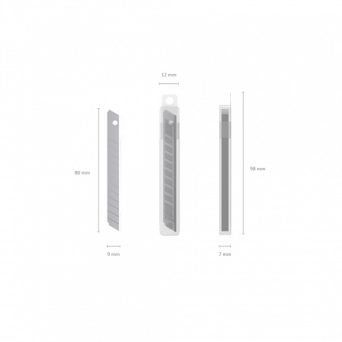 Set de lame suplimentare pentru cutter ErichKrause 9 mm [1]