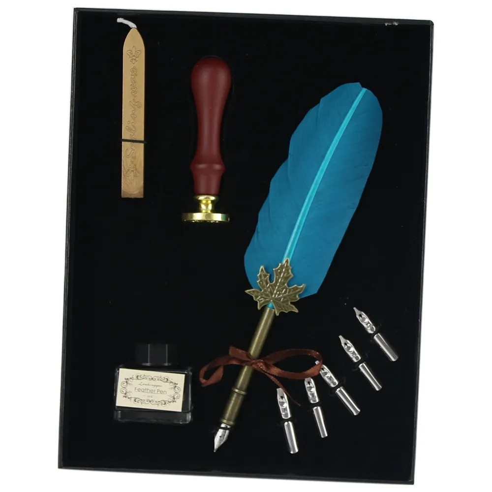 Set pana de scris Vintage 9 piese [1]