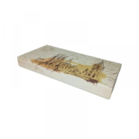 Set stilou decorativ Vintage pana portocalie calimara [1]