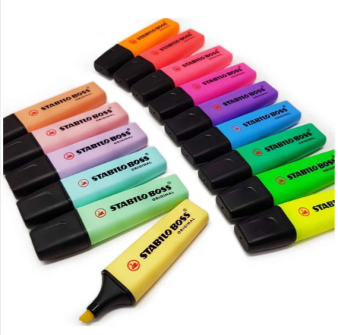 Set textmarkere 15 bucati Multicolor Stabilo Boss Original [2]