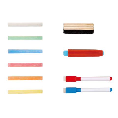 Sevalet plat pliabil cu tabla neagra si alba 50 x 110 cm Hape [3]