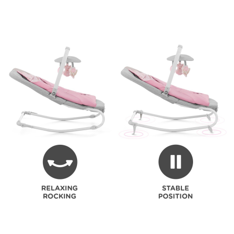 SEZLONG 3 IN 1, KINDERKRAFT FELIO 2, PEONY ROSE [5]