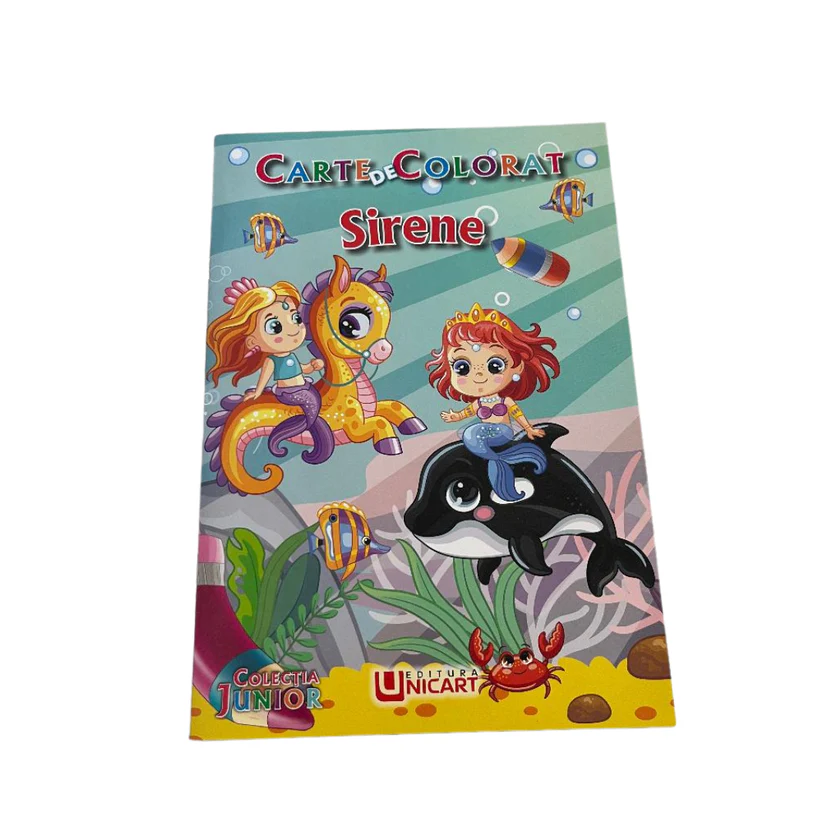 Cărți - Sirene. Carte de colorat