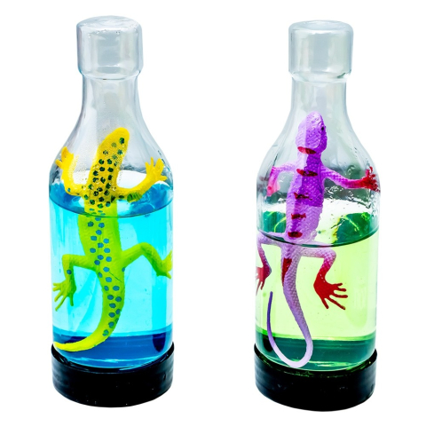Jucării creative și senzoriale - Slime Magic Mud cu figurina soparla 4 x 4 x 13 cm diferite culori
