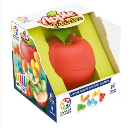 Cuburi logice - Joc de Logica Smart Games Apple Puzzler 80 de Provocari