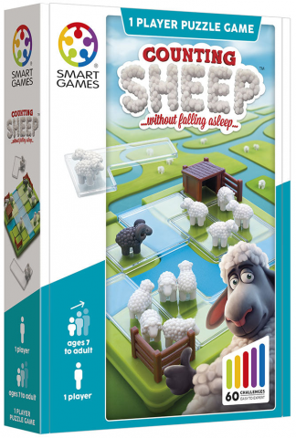 Jocuri educative și de societate - Joc de logica Counting Sheep – Smart Games