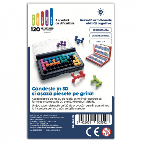Joc de Logica IQ Fit 120 provocari Smart Games [3]