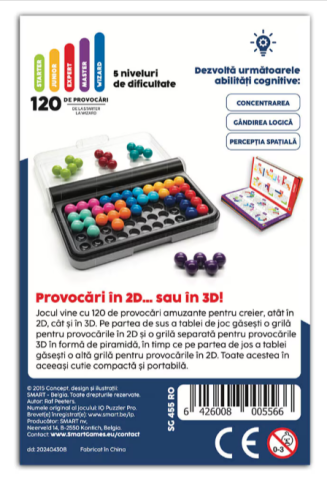 Joc de Logica Smart Games IQ Puzzler Pro 120 de Provocari [1]