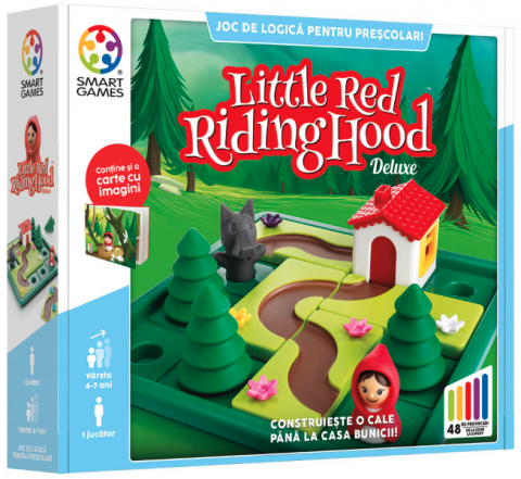 Jocuri educative și de societate - Joc de logica Little Red Riding Hood Deluxe – Smart Games
