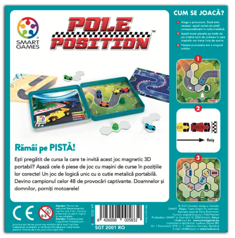 Joc de logica Smart Games Pole Position 48 de provocari [1]
