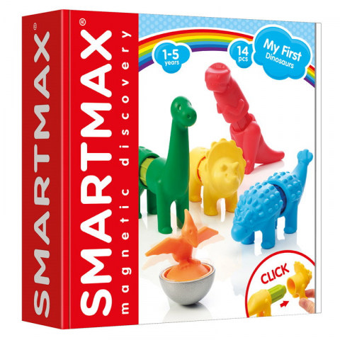 Jocuri educative - Joc magnetic My First Dinosaurs – SmartMax