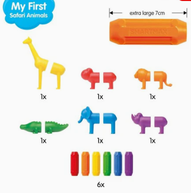 Joc magnetic My First Safari Animals SmartMax [2]
