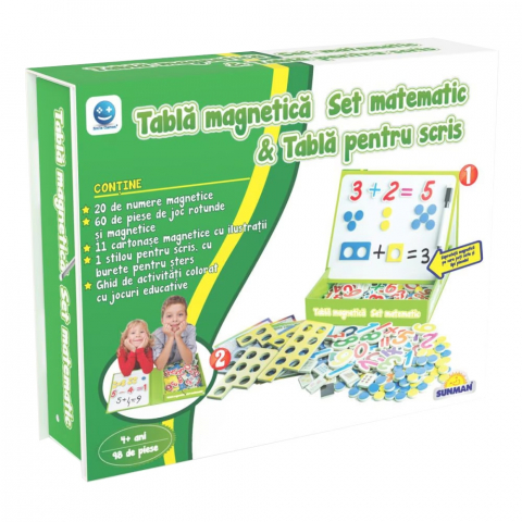 Joc educativ matematic pe tableta magnetica Smile Games [0]