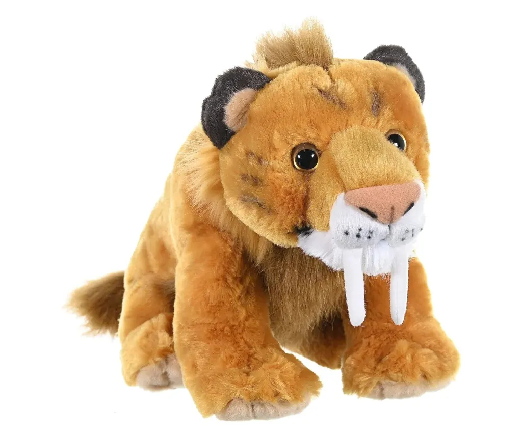 Jucării și jocuri - Jucarie de plus Smilodon 30 cm