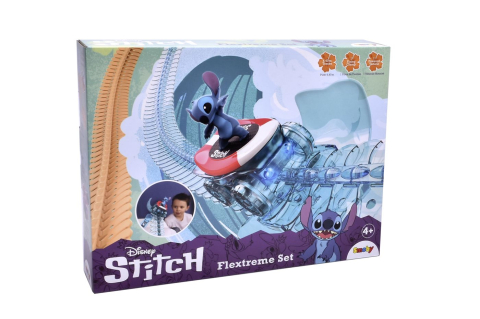 Mașinuțe de jucărie - SMOBY DISNEY STITCH PISTA DE CURSE FLEXTREME SET