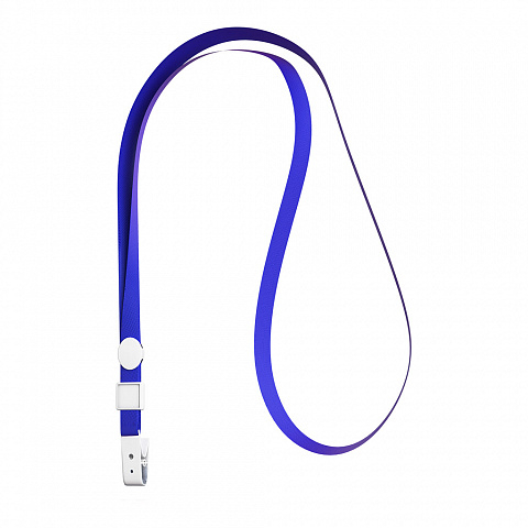 Noutăți Librăria Compas - Snur ecuson cu clips plastic 38 cm albastru ErichKrause