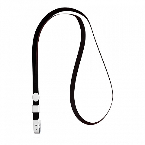 Noutăți Librăria Compas - Snur ecuson cu clips plastic 38 cm negru ErichKrause