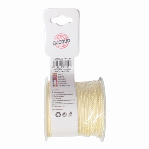 Mercerie - Snur satinat pentru decoratiuni 3 m culori diferite