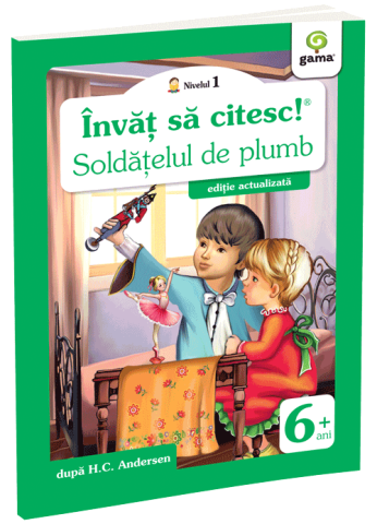 Cărți ilustrate și interactive - Soldatelul de plumb. Invat sa citesc! Nivelul 1 - Hans Christian Andersen