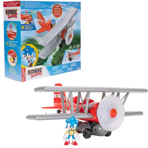 Jucării și jocuri - Set de joaca Sonic Tornado Biplane cu lumini si sunete Jakks Pacific