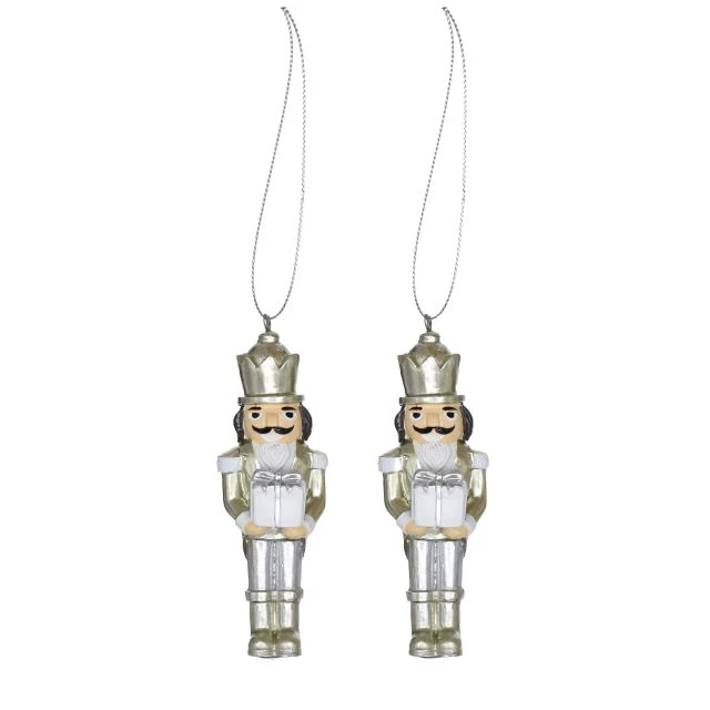 Ornamente suspendate - Spargator de nuci din rasina 10.5 cm