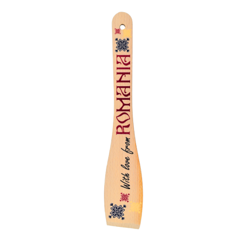 Spatula lemn personalizata uv Romania [2]