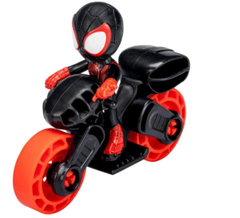 Set figurina cu motocicleta Spidey and his Amazing Friends Miles Morales [1]