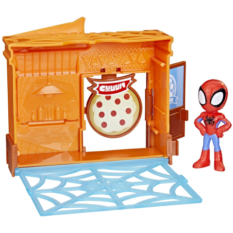 SPIDEY PRIETENII EXTRAORDINARI CITY BLOKS SET DE CONSTRUCTIE PIZZERIE [1]