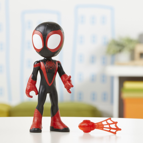 SPIDEY PRIETENII EXTRAORDINARI FIGURINA MILES MORALES SPIDER MAN SUPRADIMENSIONATA 22.8CM [4]