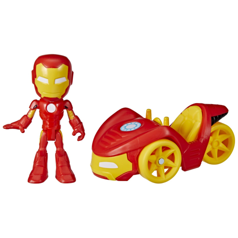 SPIDEY PRIETENII EXTRAORDINARI SET VEHICUL SI FIGURINA IRON MAN [1]