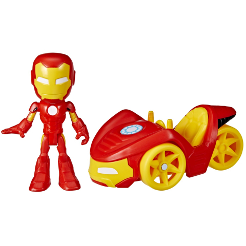SPIDEY PRIETENII EXTRAORDINARI SET VEHICUL SI FIGURINA IRON MAN [6]