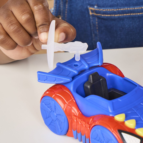 SPIDEY SI PRIETENII LUI UIMITORI MARVEL SET FIGURINA SPIDEY SI VEHICUL WEB CRAWLER 7.6CM [4]