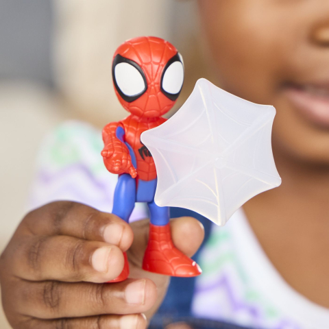 SPIDEY SI PRIETENII LUI UIMITORI MARVEL SET FIGURINA SPIDEY SI VEHICUL WEB CRAWLER 7.6CM [3]