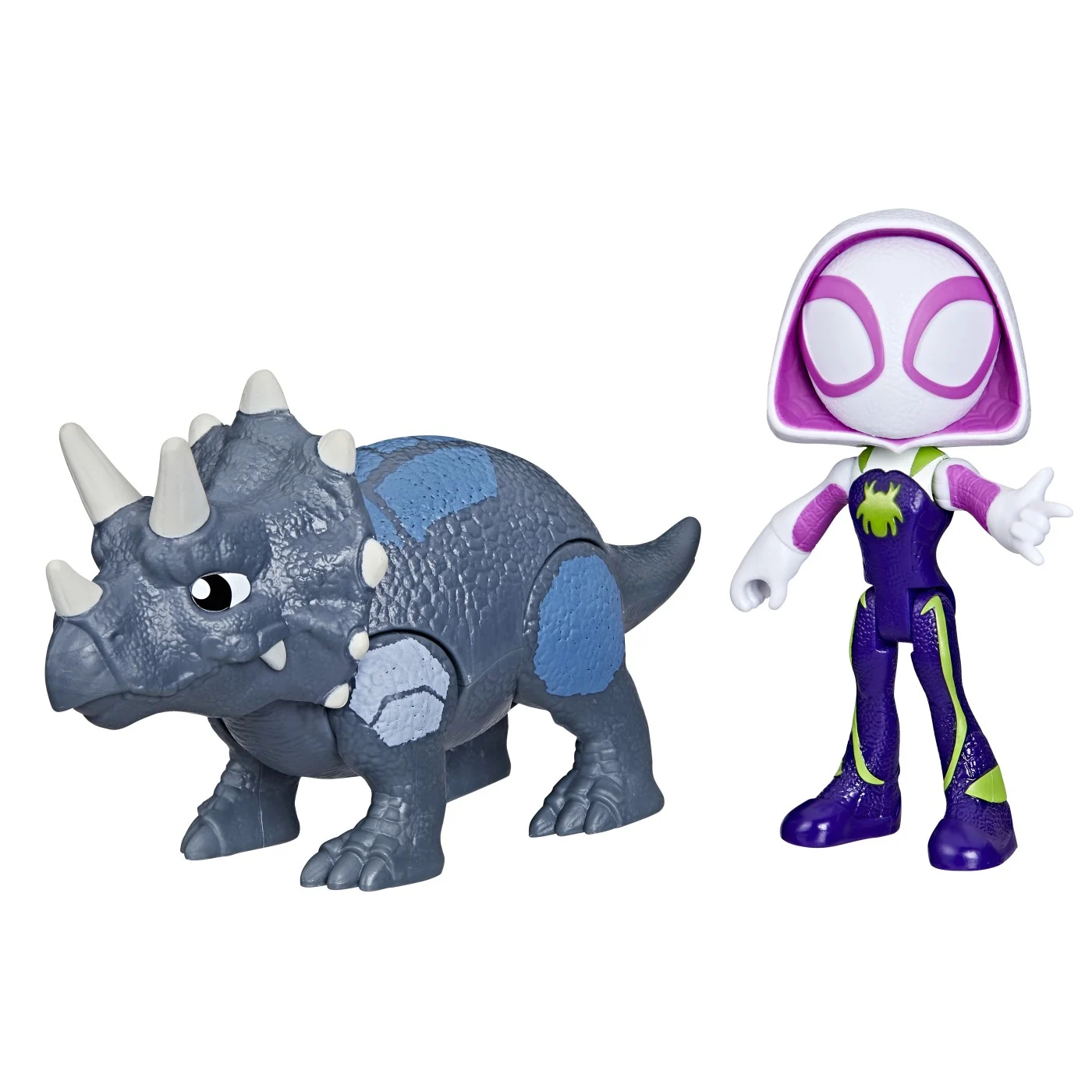 Spidey si prietenii Marvel Dino Webs Ghost-Spider si Rhino Dino [1]