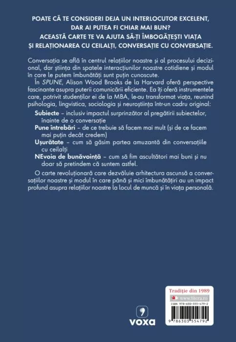 Spune. Stiinta conversatiei si arta exprimarii de sine – Alison Wood Brooks [1]