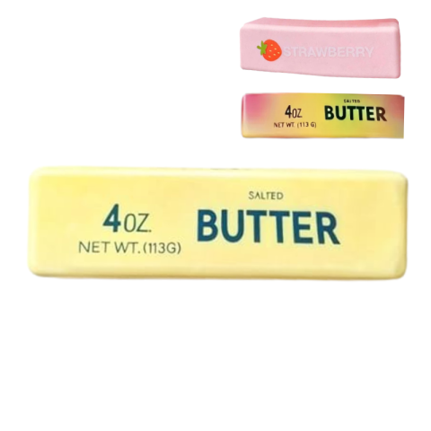 Jucării senzoriale și antistres - Squishy Butter 14x4 cm culori diferite