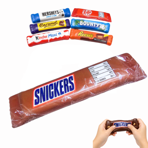 Noutăți Librăria Compas - Squishy ciocolata Snickers Bounty Kit Kat 20 cm