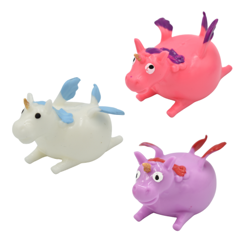 Jucării și jocuri - Squishy unicorn diverse culori Piccolino