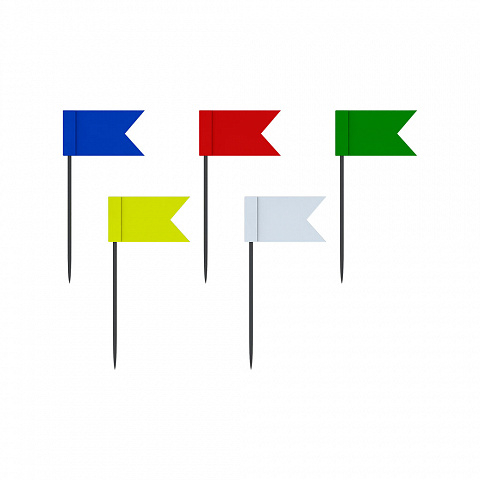 Steaguri colorate cu ace ErichKrause set 50 buc [1]