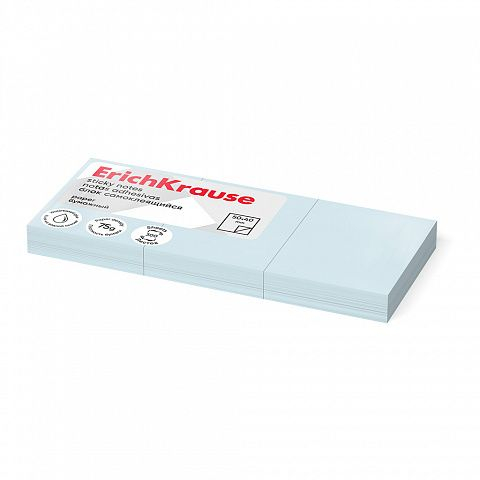 Notes și cuburi memo - Stick notes hartie 50x40mm 300 coli albastru Erich Krause