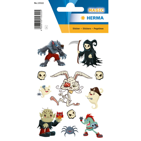 Artă și creativitate - Autocolant magic Zombies HERMA 84x120 mm