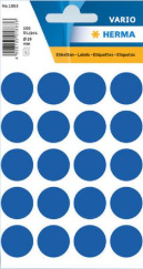 Artă și creativitate - Autocolant Vario buline albastru 19 mm HERMA